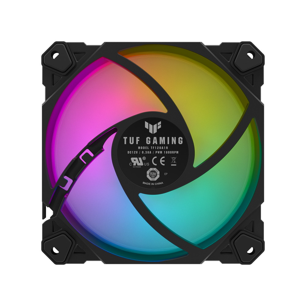 ケースファン「TUF GAMING TF120 ARGB」「TUF GAMING TF120 ARGB 3IN1 